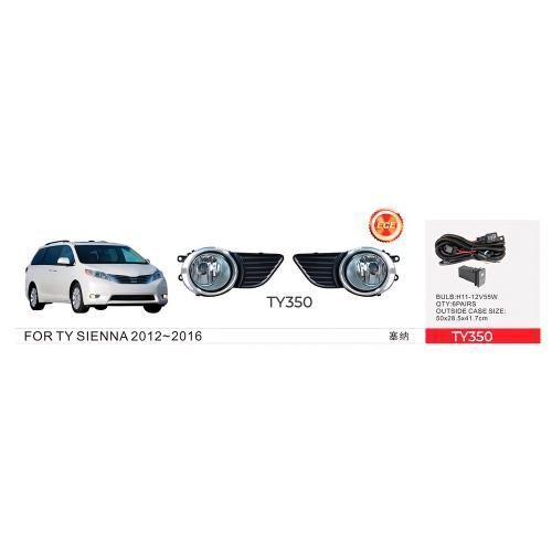 Фары доп.модель Toyota Sienna 2012-16/TY-350/H11-12V55W/эл.проводка (TY-350) TY-350 фото товара