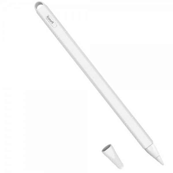 Чохол Goojodoq Hybrid Ear TPU для стилуса Apple Pencil 2 White (4001055094286W) 4001055094286W фото