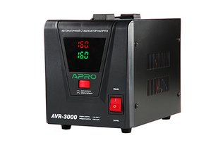 Стабілізатор напруги релейний AVR-3000, 2400Вт APRO 852023 фото