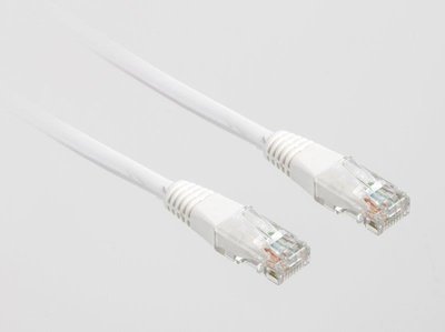 Патч-корд UTP Cablexpert (PP12-0.25M-W) літий, 50u "штекер із засувкою, 0.25 м, білий PP12-0.25M-W фото