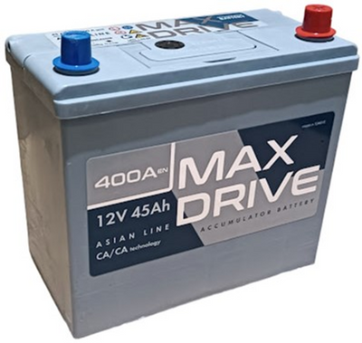 АКБ 45Аг MAX DRIVE ASIA SMF (-/+) EN400 NS60 236х128х223 СТ-00151413 фото