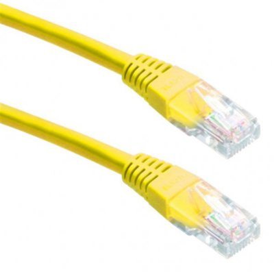 Патч-корд UTP Cablexpert (PP12-3M/Y) літий, 50u "штекер із засувкою, 3 м, жовтий PP12-3M/Y фото