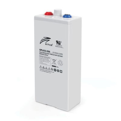 Акумуляторна батарея RITAR OPzV 2-350, Gray Case, 2V 350.0Ah (1200 С) ( 124 х 206 х 513 ) 29 кг Q1/36 OPzV 2-350 фото