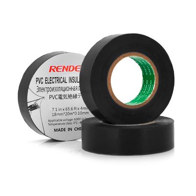 Ізолента RENDER 0,19 мм * 16 мм * 7 м (чорна), temp:-10 +80 ° С, 2000V, розтяж-180%, міцність 20Н / см, Агдезія 0,42 кг / 25мм, 10 шт. в уп. ціна за упак. 0,19мм*16мм*7м фото