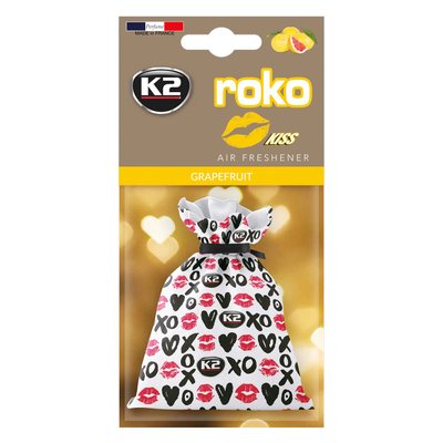 Ароматизатор для салону авто K2 Roko Kiss "Грейпфрут" 25 г (V824K) K20323 фото