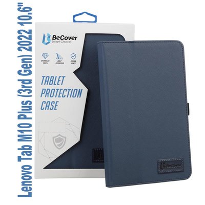 Чохол-книжка BeCover Slimbook для Lenovo Tab M10 Plus TB-125F (3rd Gen)/K10 Pro TB-226 10.61" Deep Blue (707980) 707980 фото