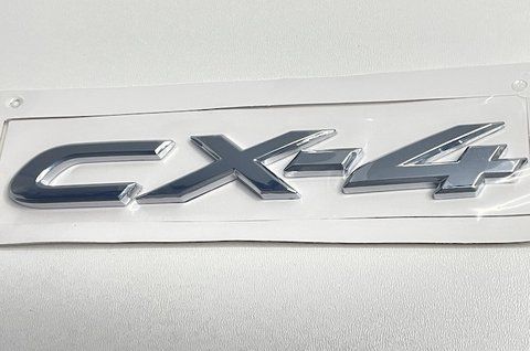 Емблема напис CX-4 на Mazda (хром) maz014 фото товару