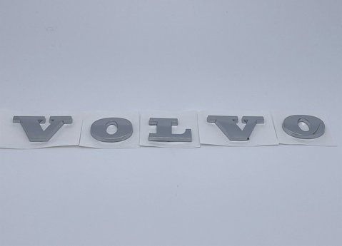 Эмблема шильдик логотип надпись крышки багажника VOLVO (Вольво) ( высота букв 26мм) (Хром) (30796589, vo001 фото товара