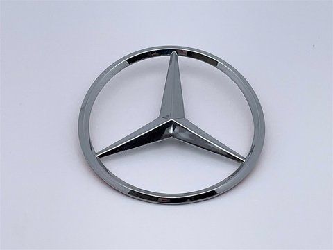 Емблема-шильдик на багажник C-Klasse Mercedes-Benz (Мерседес) 80 мм (A2058174500) (Хром) meb024 фото товару