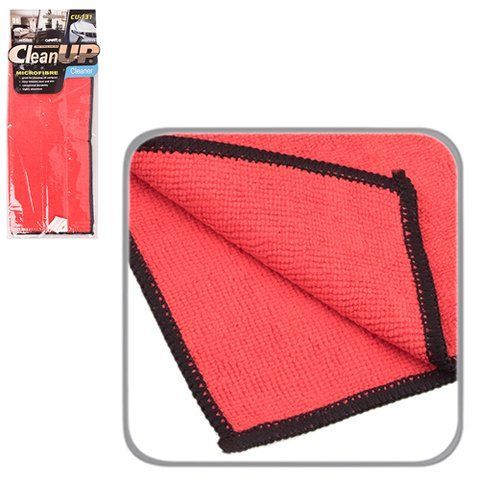 Серветка мікрофібра CleanUP CU-131 універс. 30х40см (CU-131 red) CU-131 red фото товару