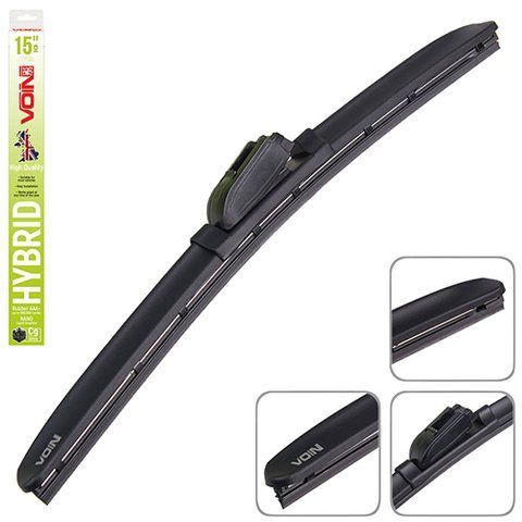 Щетки стеклоочистителя гибридные VOIN 15"-380мм (TPX6M-15") HYBRID (VH-15380) VH-15380 фото товара