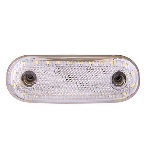 Повторювач габариту (овал) 24 LED 12/24V бIлий (TH-2420-white) TH-2420-white фото товару