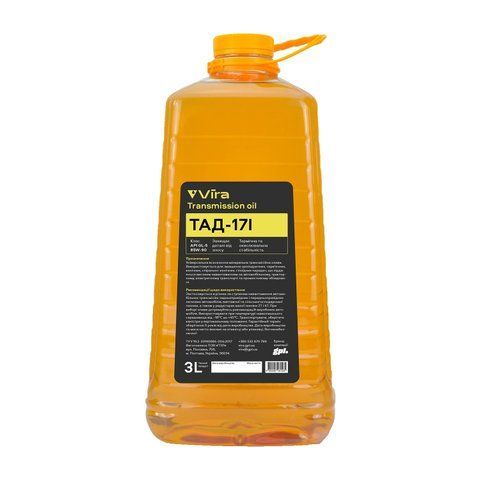 Олива трансмісійна ТАД-17И GL-5 85W-90 3 л ПЕТ (стара етикетка) VI0162 фото товару