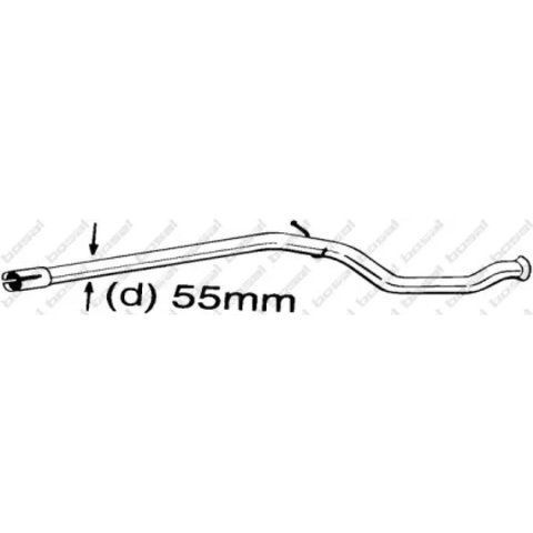 Глушник Peugeot 206 99-07 889-535 фото товара