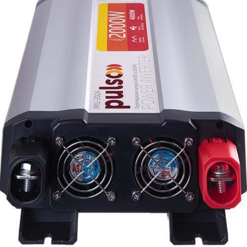 Преобраз. напряжения PULSO/IMU-2024/24V-220V/2000W/USB-5VDC2.0A/мод.волна/клеммы (IMU-2024) IMU-2024 фото