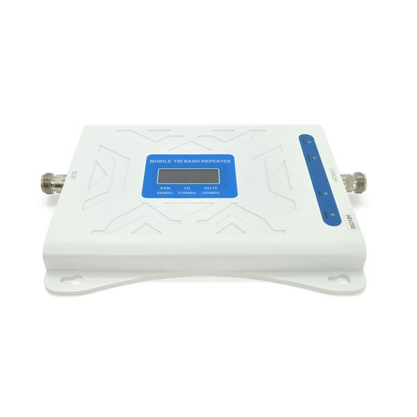 Комплект підсилювач GSM305-3G-4G 900/1800/2100МГц. Підсилювач тридіапазонний, антена прийому 10м кабелю, антена ретрансляції 3 метри. White 22750 фото