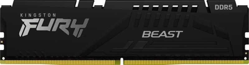 Модуль пам`яті DDR5 16GB/6000 Kingston Fury Beast Black (KF560C40BB-16) KF560C40BB-16 фото