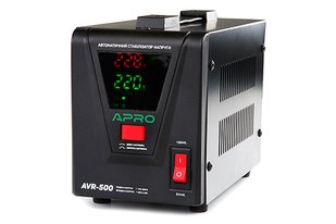 Стабілізатор напруги релейний AVR-500, 400Вт APRO 852005 фото