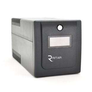 ДБЖ Ritar RTP1200 (720W) Proxima-D, LCD, AVR, 3st, 4x UNIVERSAL socket, 2x12V7Ah, plastik Case ( 460 x 225 X 245 ) 10,9 кг Q2 RTP1200D фото