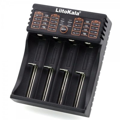 ЗП універсальний Liitokala lii-402, 4 канали, LCD дисплей, підтримує Li-ion, Ni-MH і Ni-Cd AA (R6), ААA (R03), AAAA, С (R14) Lii-402 фото