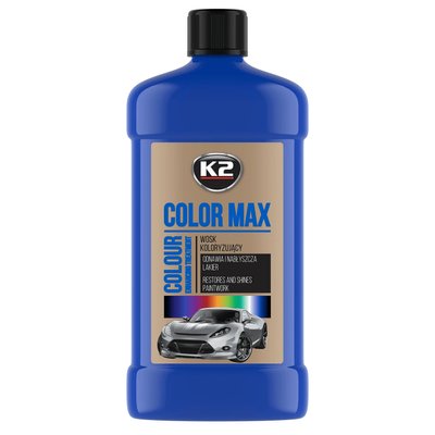 Поліроль восковий для кузова K2 Max Color синій 500 мл (K025NI) K20343 фото