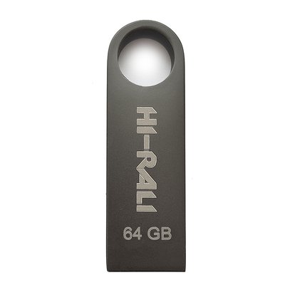 Флеш-накопичувач USB 64GB Hi-Rali Shuttle Series Black (HI-64GBSHBK) HI-64GBSHBK фото