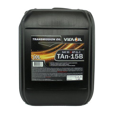 Олива трансмісійна ТАП-15В GL-3 SAE 90 10 л (стара етикетка) VI0178 фото товару