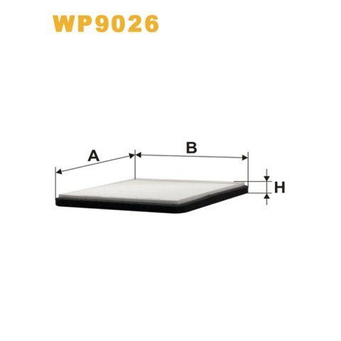 Фільтр салона Subaru Legacy III, Outback II; Toyota Avensis Verso, Celica II, Landcrui Wix Filters (WP9026) WP9026 фото товара