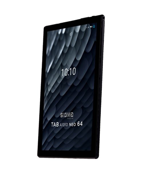 Планшет Sigma mobile Tab A1010 Neo 4/64GB 4G Dual Sim Black+чохол-книжка TAB A1010 Neo 4/64GB Black фото