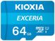 Карта пам`ятi MicroSDXC 64GB UHS-I Class 10 Kioxia Exceria R100MB/s (LMEX1L064GG2) + SD-адаптер LMEX1L064GG2 фото 1
