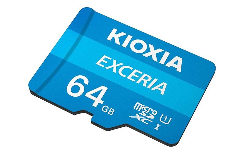 Карта пам`ятi MicroSDXC 64GB UHS-I Class 10 Kioxia Exceria R100MB/s (LMEX1L064GG2) + SD-адаптер LMEX1L064GG2 фото