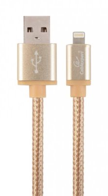Кабель Cablexpert USB - Lightning (M/M), 1.8 м, золотистий (CCB-mUSB2B-AMLM-6-G) CCB-mUSB2B-AMLM-6-G фото