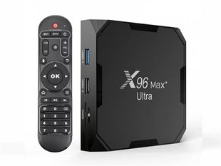 HD медіаплеєр X96 MAX+ Ultra Android TV (905x4/4GB/64GB) X96 Max Plus Ultra 4/64 фото