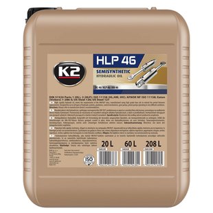 Олива гідравлічна K2 HLP 46 Hydraulic 20 л (O68520E) O68520E фото