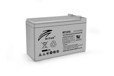 Акумуляторна батарея AGM RITAR RT1272, Gray Case, 12V 7.2Ah (151 х 65 х 94 (100) ) Q10 RT1272 фото