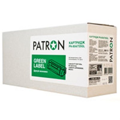 Картридж Patron (PN-85A/725GL) HP LJ P1102/1102W/M1132/M1212NF/Canon LBP-6000/6020/MF3010 Black (CE285A/Canon 725) Green Label PN-85A/725GL фото