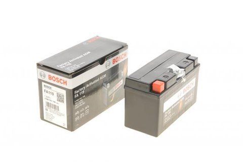 Акумулятор 6,5Ah-12v BOSCH (FA119) (150х66х93),L,EN90 0986FA1190 фото товару