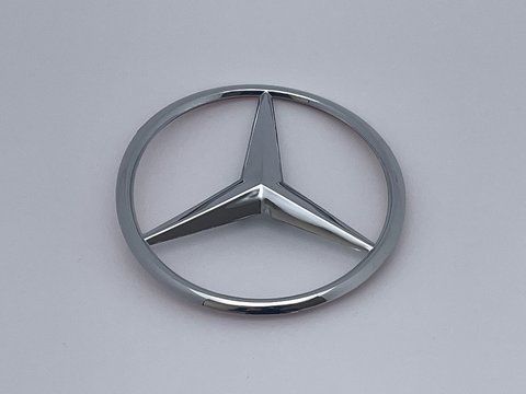 Емблема-шильдик на багажник E-Klasse Mercedes-Benz (Мерседес) 82 мм (A2138170116) (Хром) meb026 фото товару