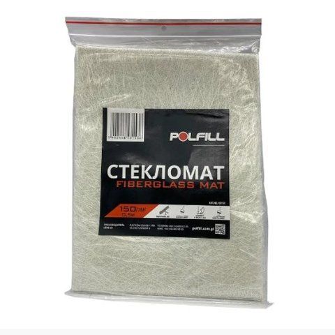 Polfill Скломат Polfill 150 г/м2 0.5м2 (43153) 43153 фото товару