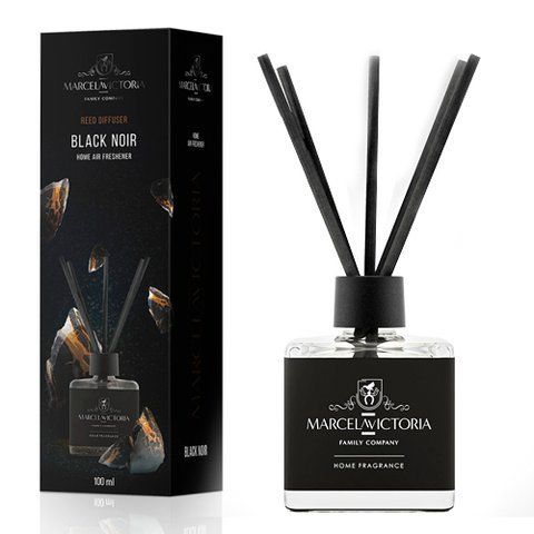 Ароматизатор рідкий для дому/офісу Tasotti "Reed diffuser" 100ml Black Noir (098549) 098549 фото товару