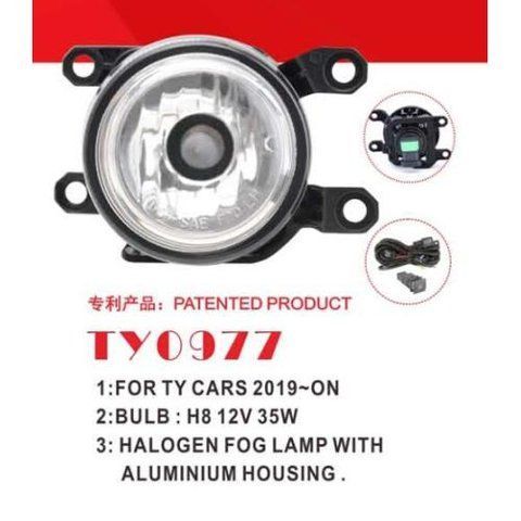 Фари дод. модель Toyota Cars 2019-/TY-0977/H8-12V35W/ел.проводка (TY-0977) TY-0977 фото товару