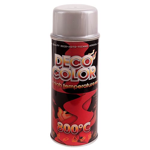 Deco Color Краска аэроз. 400ml /термостойкая 800*С серебристый (111022/720293) 111022/720293 фото