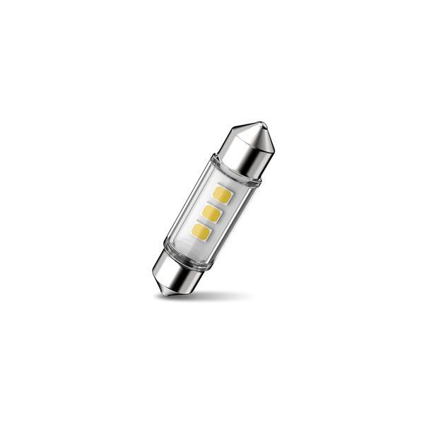 Автолампа світлодіодна C5W LED 12V 1W 4000K 38MM SV8,5 / LED-WARM WHITE ULTINON PRO7000 / ТЕПЛЕ СВІТЛО / 1ШТ. BLISTER 11854WU70X1 фото товару
