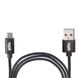 Кабель VOIN USB - Micro USB 3А, 2m, black (швидка зарядка/передача даних) (CC-1802M BK) CC-1802M BK фото 3