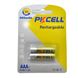 Акумулятор PKCELL 1.2V AAA 600mAh NiMH Rechargeable Battery, 2 штуки в блістері ціна за блістер, Q12 PC/AAA600-2BR фото 1