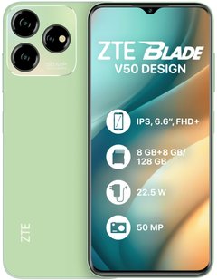 Смартфон ZTE Blade V50 Design 8/128GB Dual Sim Green Blade V50 Design 8/128GB Green фото