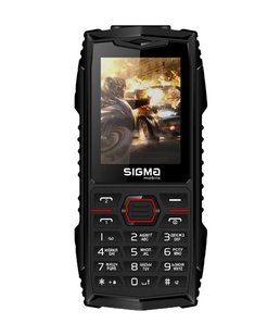 Мобільний телефон Sigma mobile X-treme AZ68 Dual Sim Black/Red X-treme AZ68 Black/Red фото