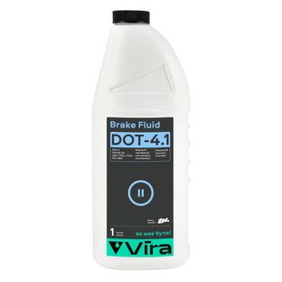 Рідина гальмівна VIRA Brake Fluid DOT-4.1 1 л (VI1102) VI1102 фото