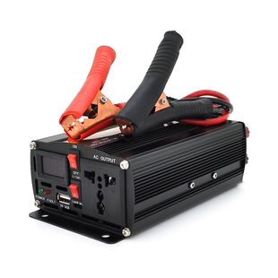 Інвертор напруги POWERMASTER, 24V/220V, 300W з модифікованою синусоїдою, 1 універсальна розетка, клеми PWR300 фото