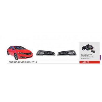 Фари дод. модель Honda Civic/2013-15/HD-623/H11-12V55Wел.проводка (HD-623) HD-623 фото
